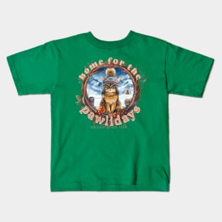 Home For The Holidays Beanie Abyssinian Life 28A Kids T-Shirt